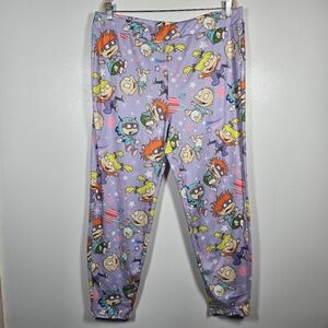 NEW Nickelodeon x Shein Rugrats Character Print Leggings Pants Plus Size 3X